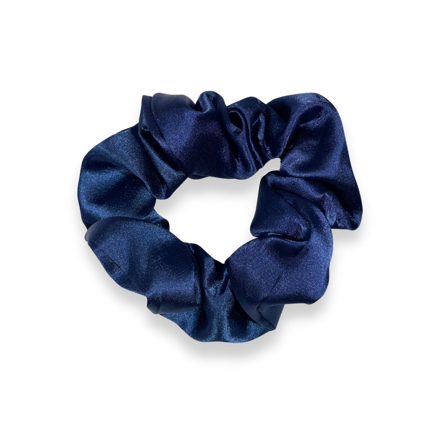Silky Scrunchie | Shiny Blue
